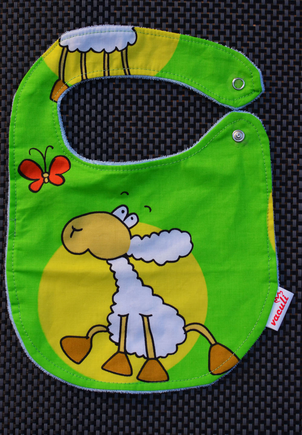 Dětský bryndák bryndáček slintáček -  Crazy Sheep