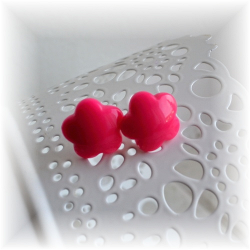 Pecky - růžové kytičky