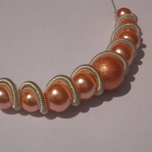 ORANGE SPIRAL náhrdelník 