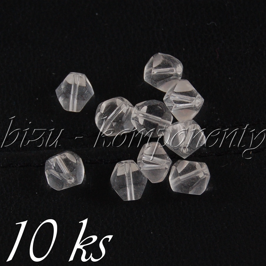 Čiré korálky 6mm 10ks (01 0312)