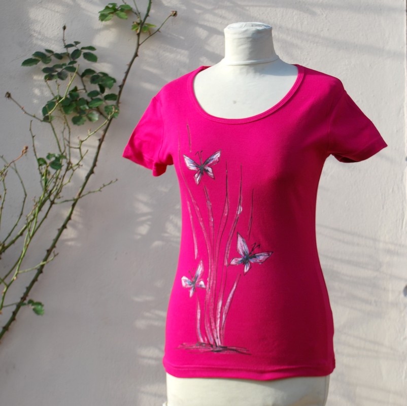 Fuchsiové s motýly