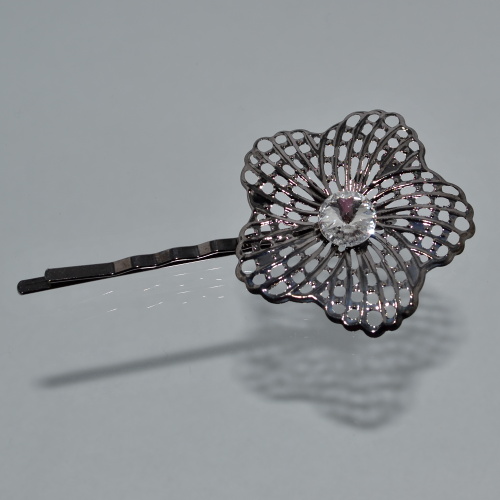 Swarovski - stříbrná spona