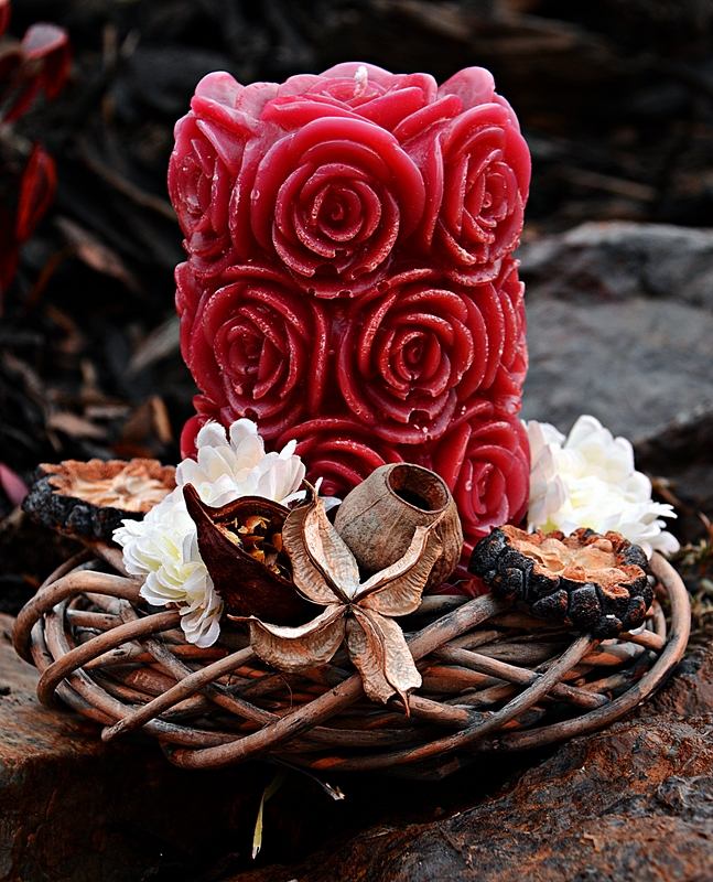 Svíčka s vůní lesních jahod