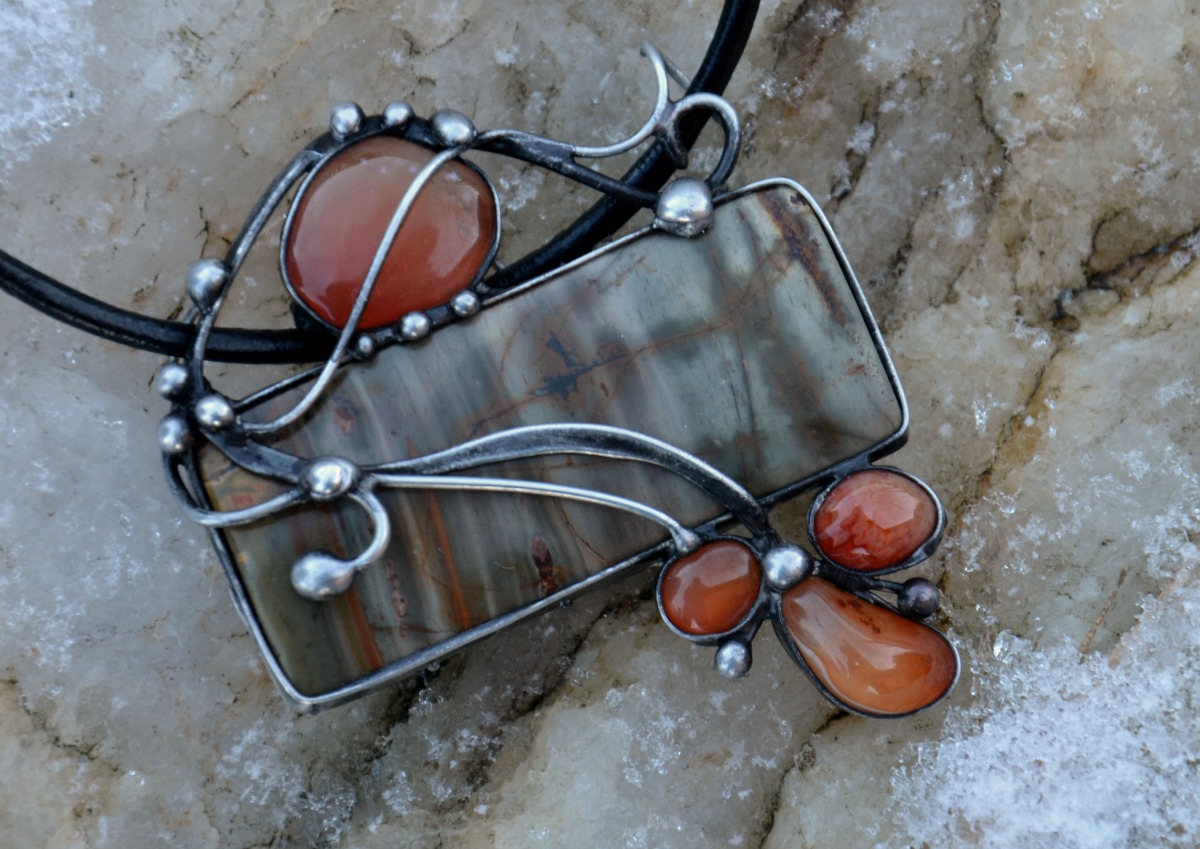 Harmonie - picasso jaspis, karneol