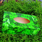 krabička na kapesníky čtyřlístky