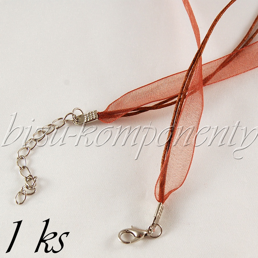 Hnědý náhrdelník (40 3015)