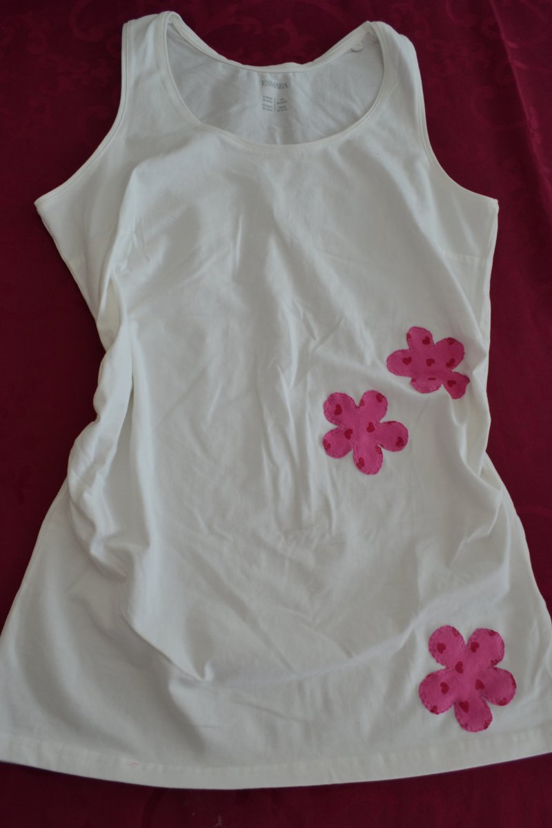 Těhotenské triko V peřince vel. 42/44