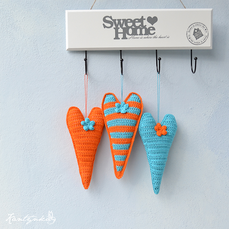 Sada dekoračních srdíček