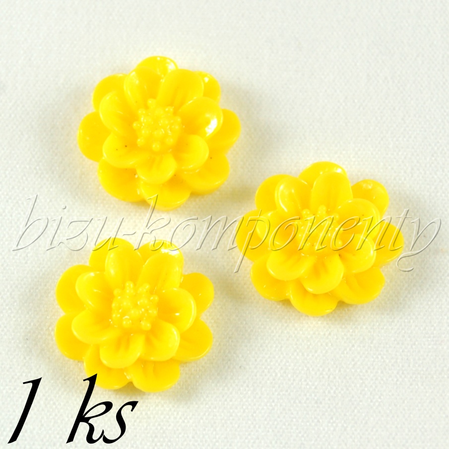 Žlutý kabošon kateřinka (35 0030)