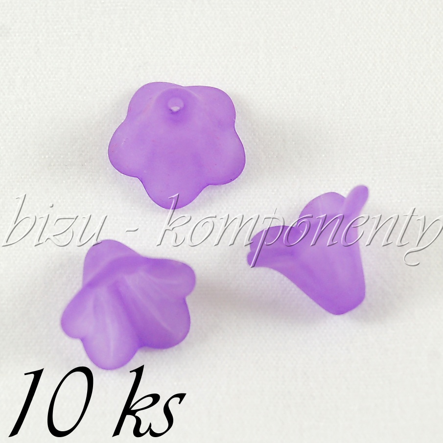 Fialové akrylové zvonečky (01 0154)