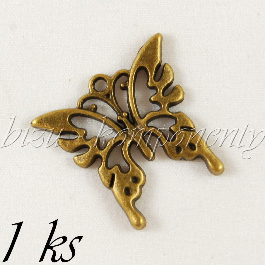 Motýlek parádník, bronzová barva (02 0798)