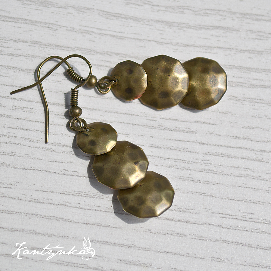 Starobronzové náušnice