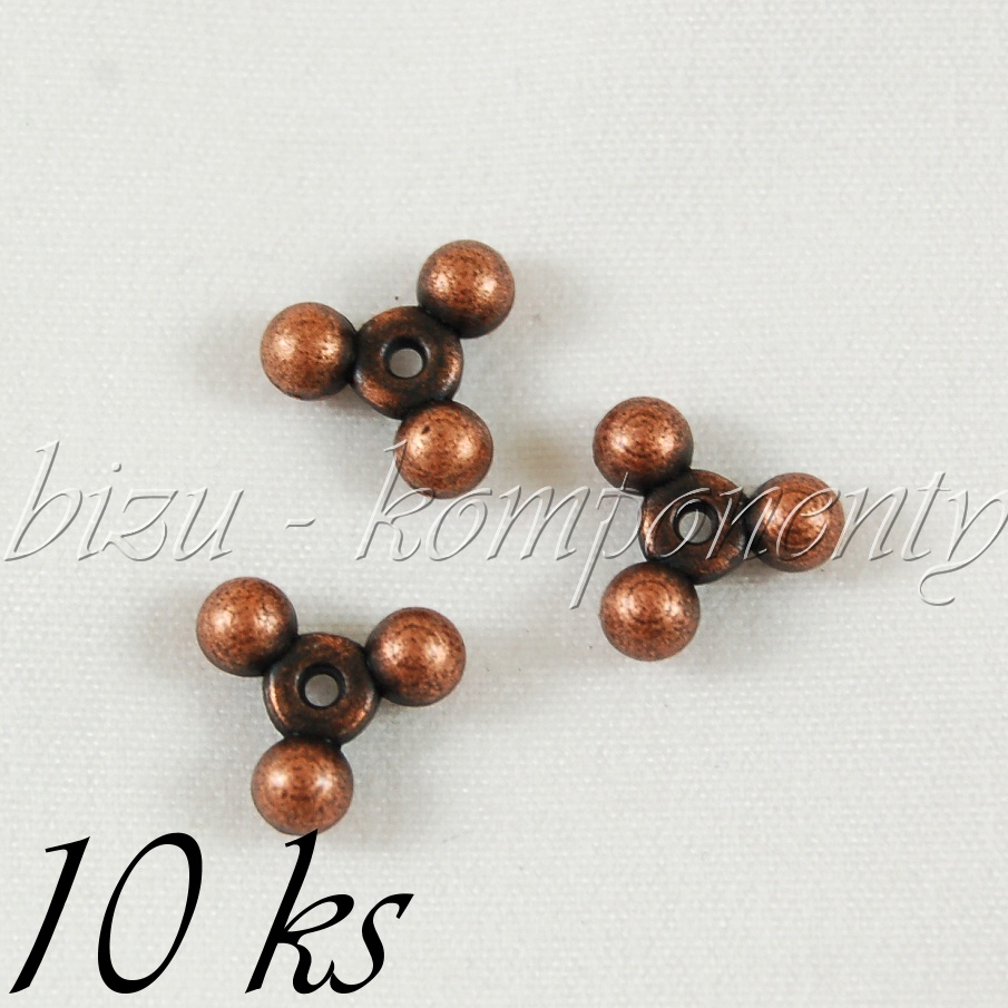 Větší mezidíl, měděná barva 10ks (01 0240)