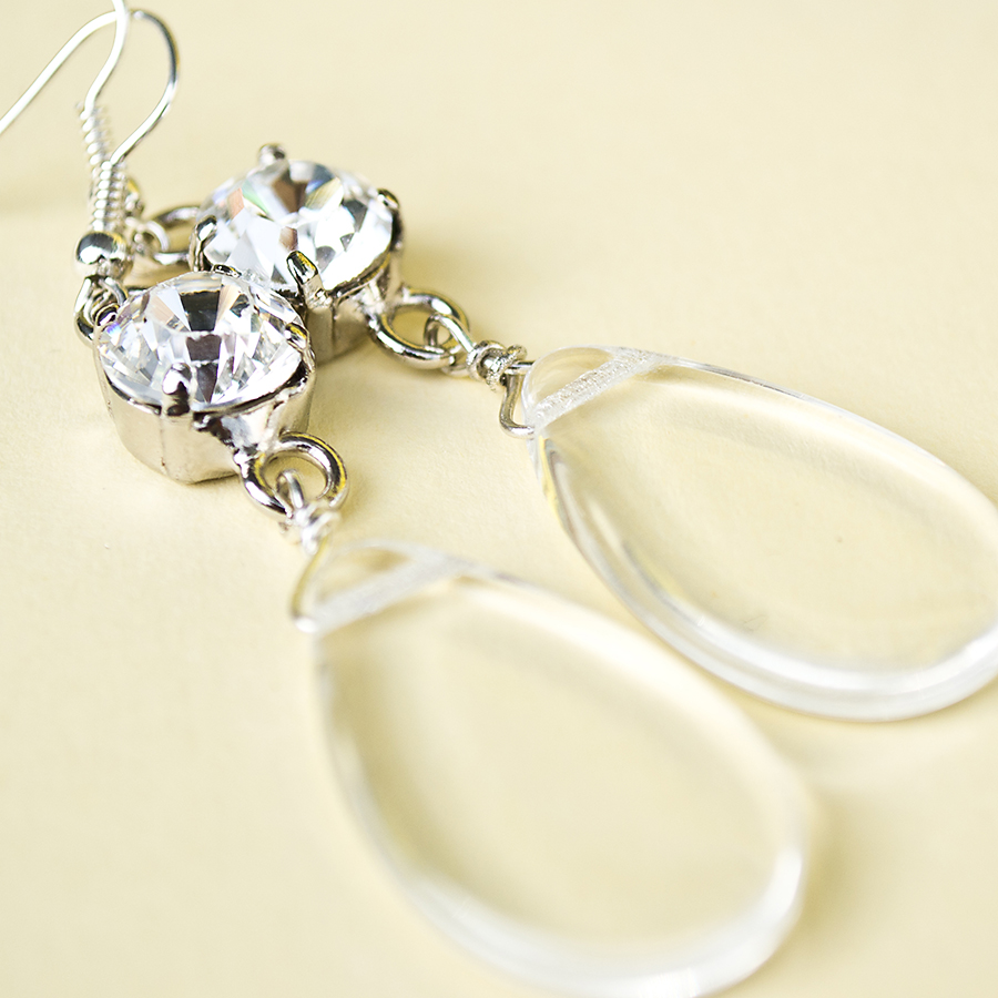 Stříbrné s kapkou