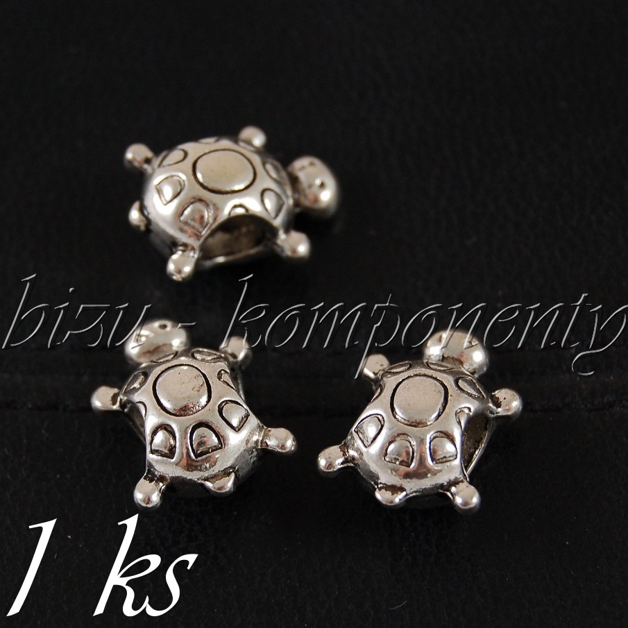 Kovový korálek želvička (28 0157)