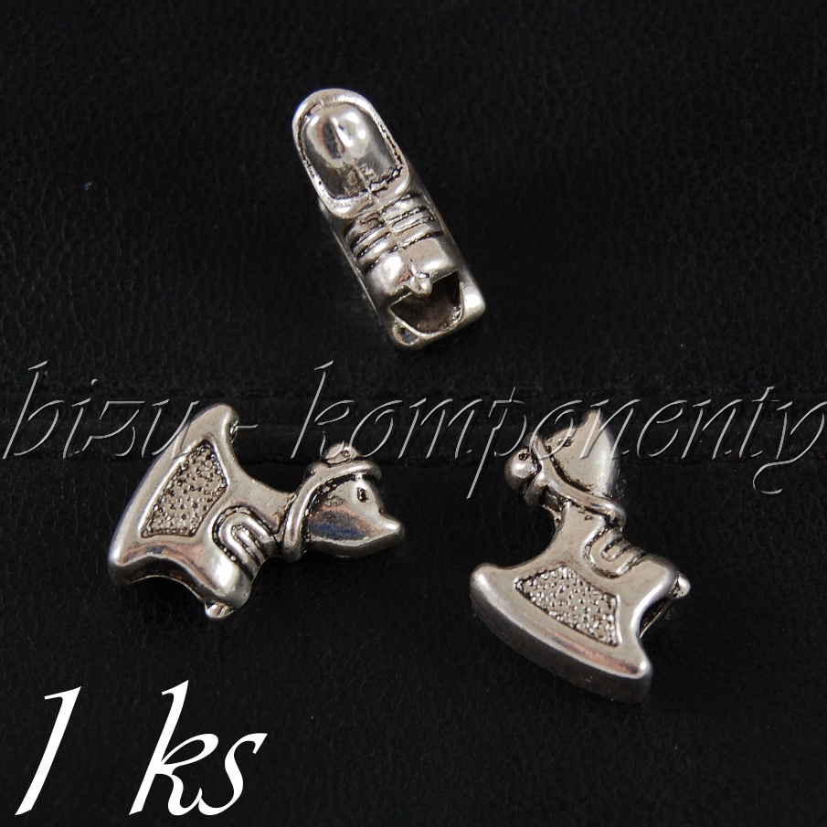 Kovový korálek houpací kůň (28 0158)