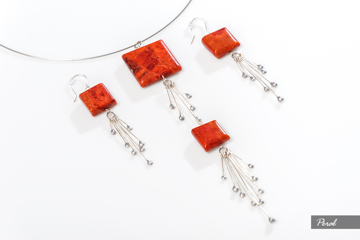 Korálová čtvercová sada