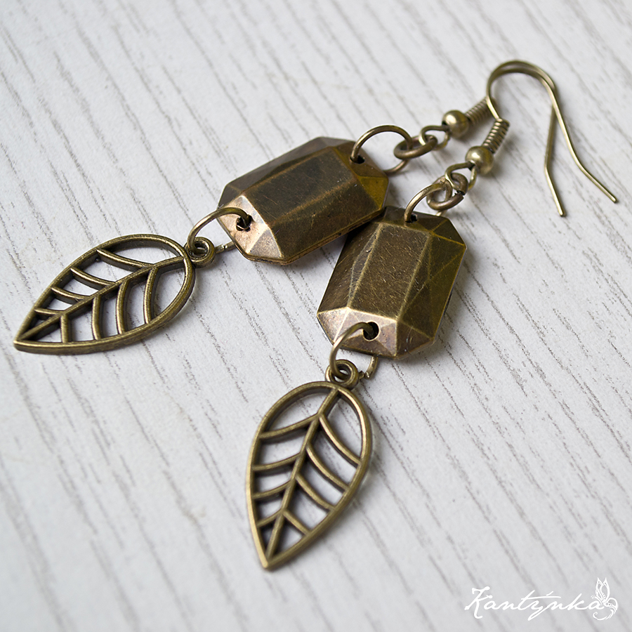 Starobronzové náušnice