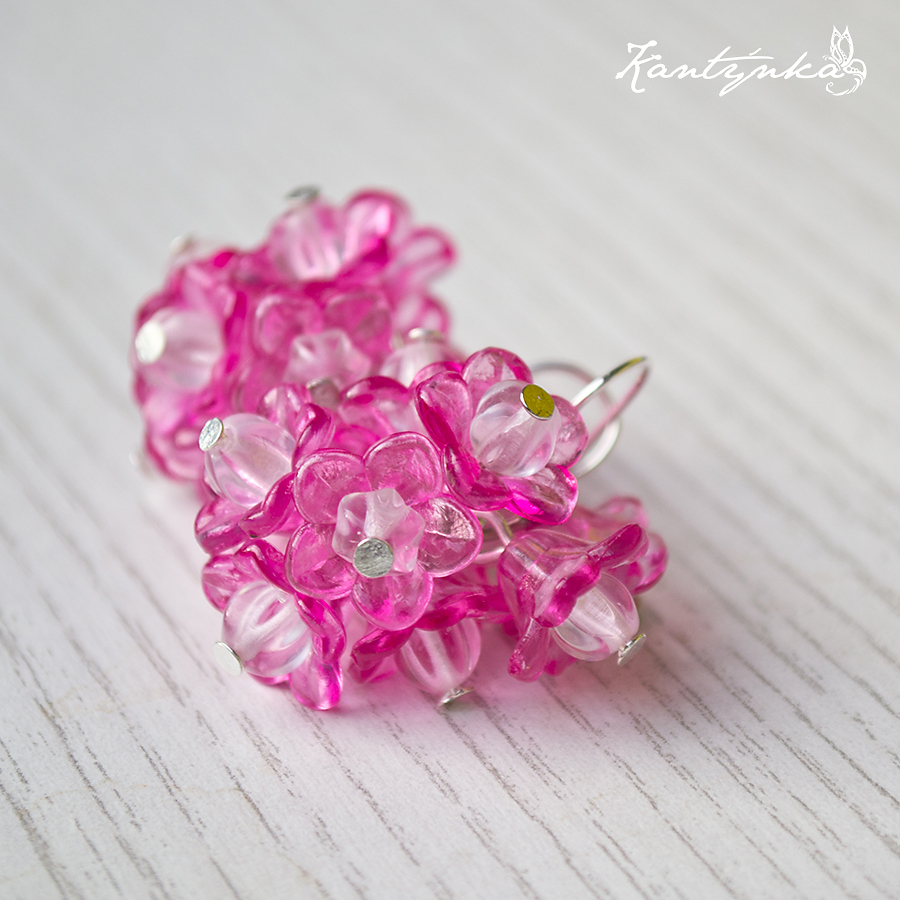 Kvetu do růžova - náušnice