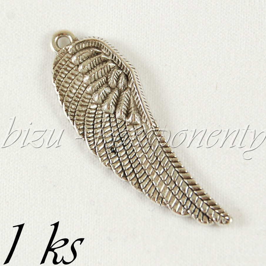 Křídlo, stříbrná barva (02 1024)