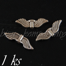 Andělská křídla, stříbrná barva (01 0351)