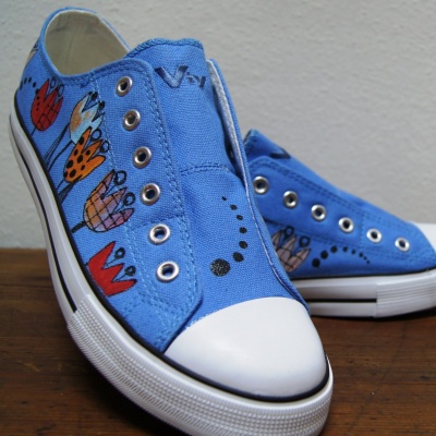 Malované tenisky vel.39 na přání