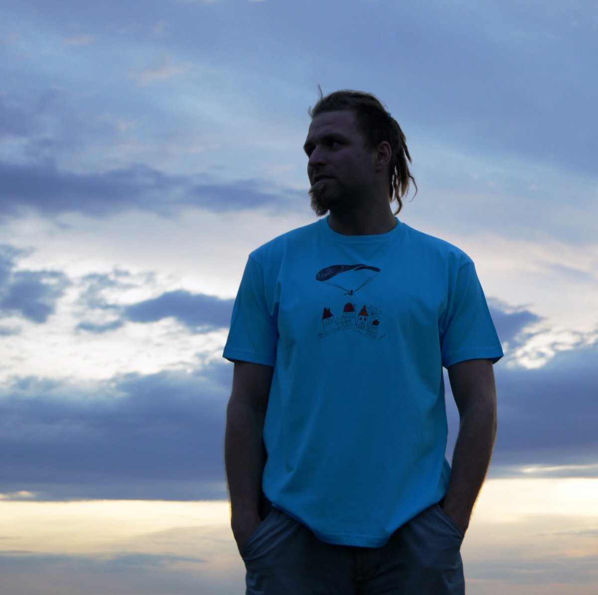 Tyrkysové padáčkové XL