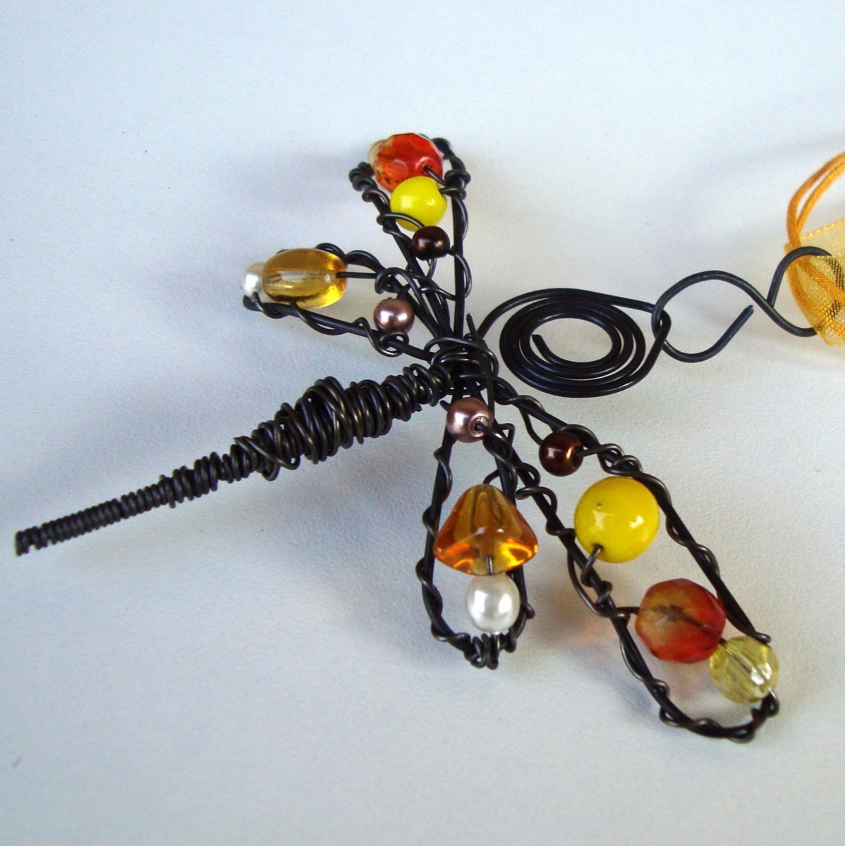 Sluníčková vážka - náhrdelník