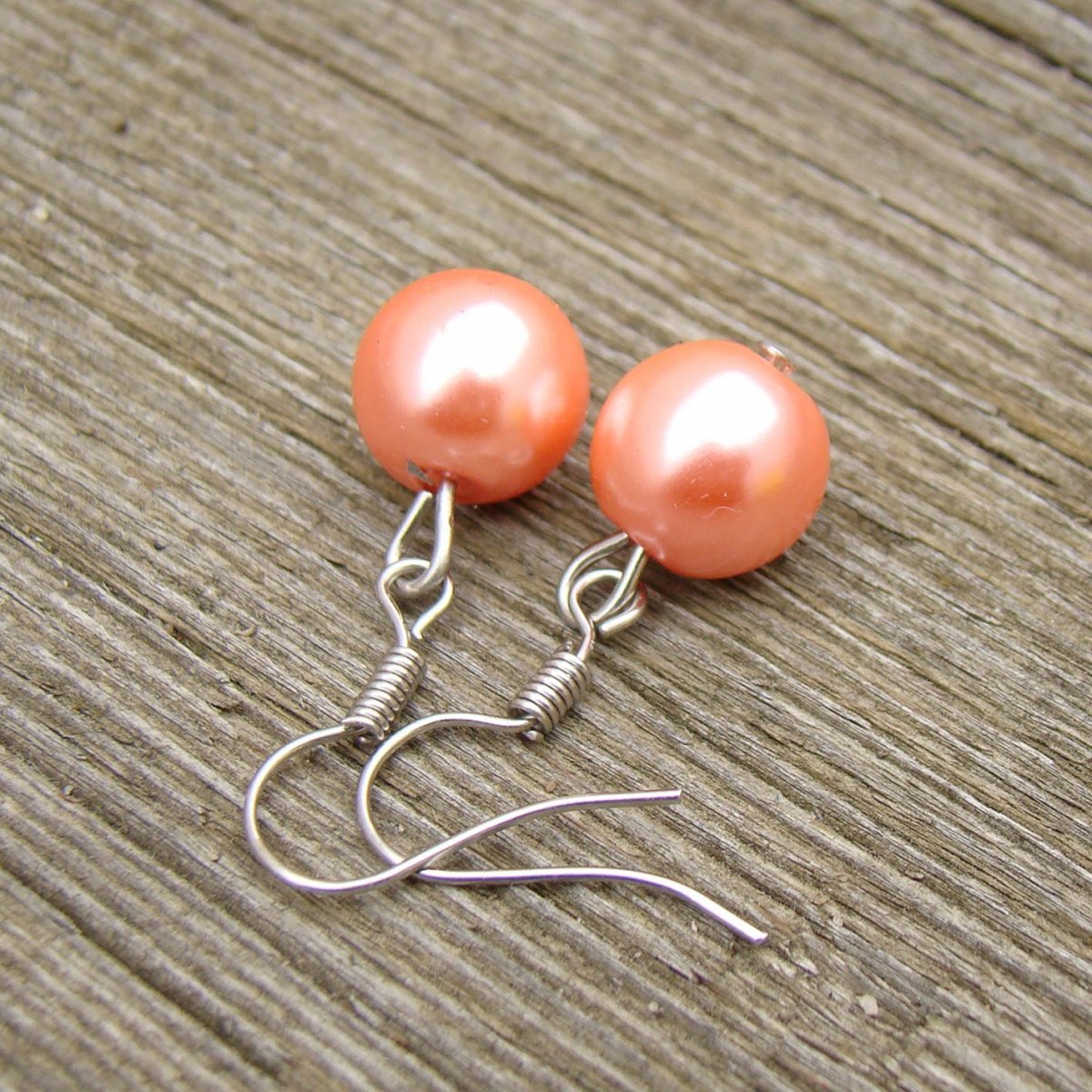 náušnice meruňkové 