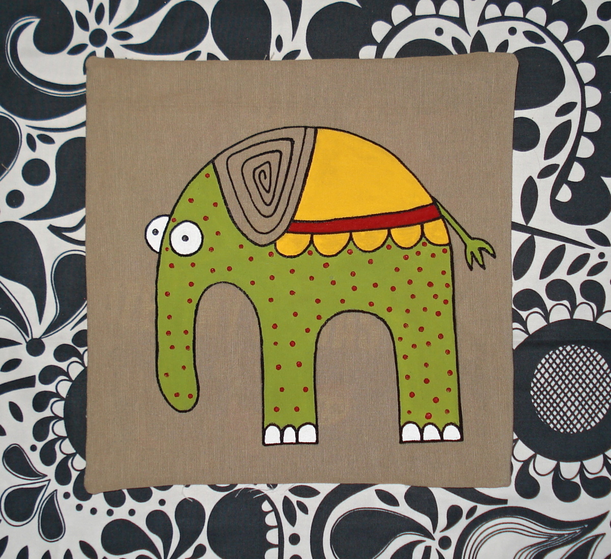 Špaldový polštář s levandulí