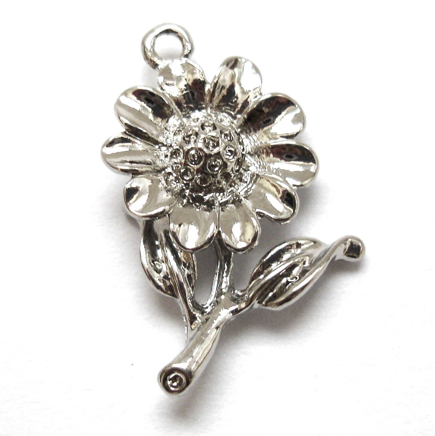 Přívěsek kytka 17x22 mm - 1 ks