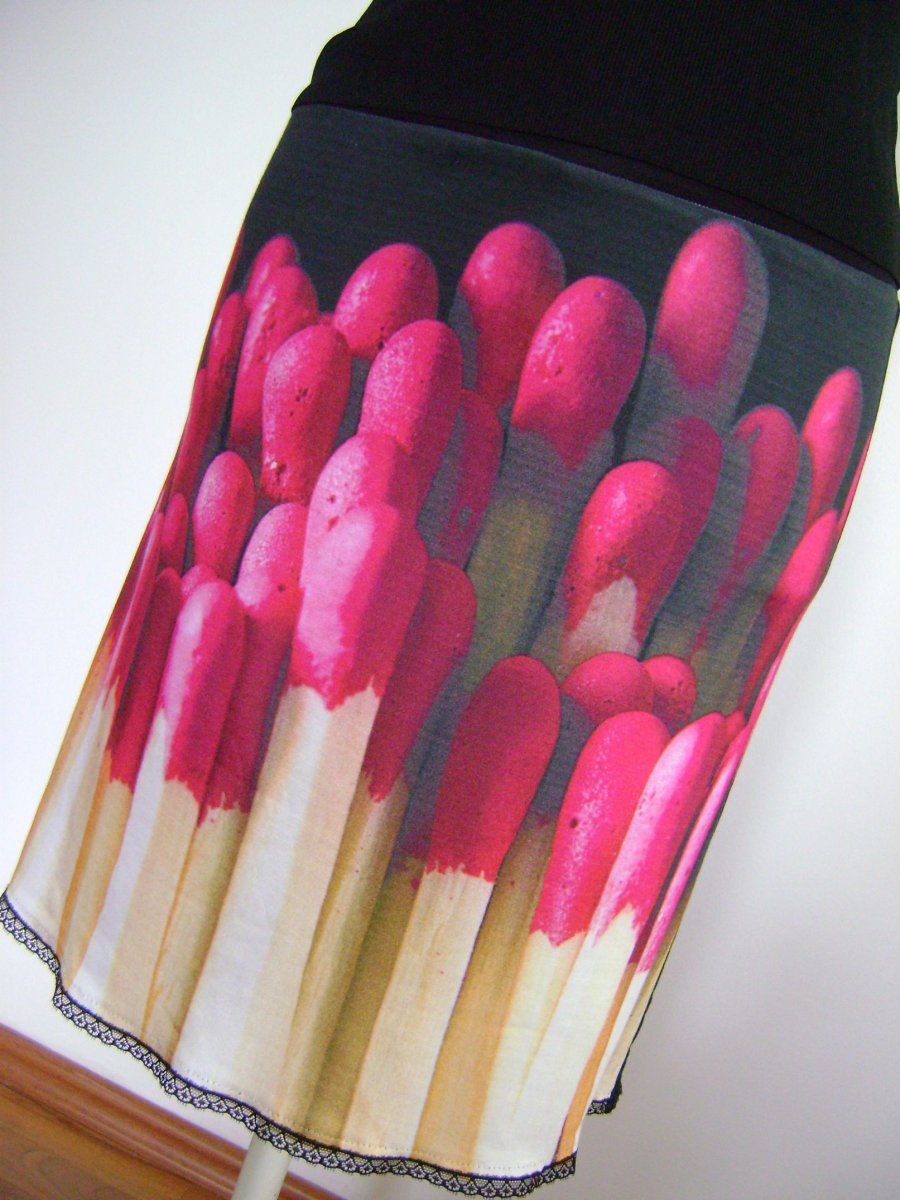 sukně Sirková - orig. potisk, vel.40-42