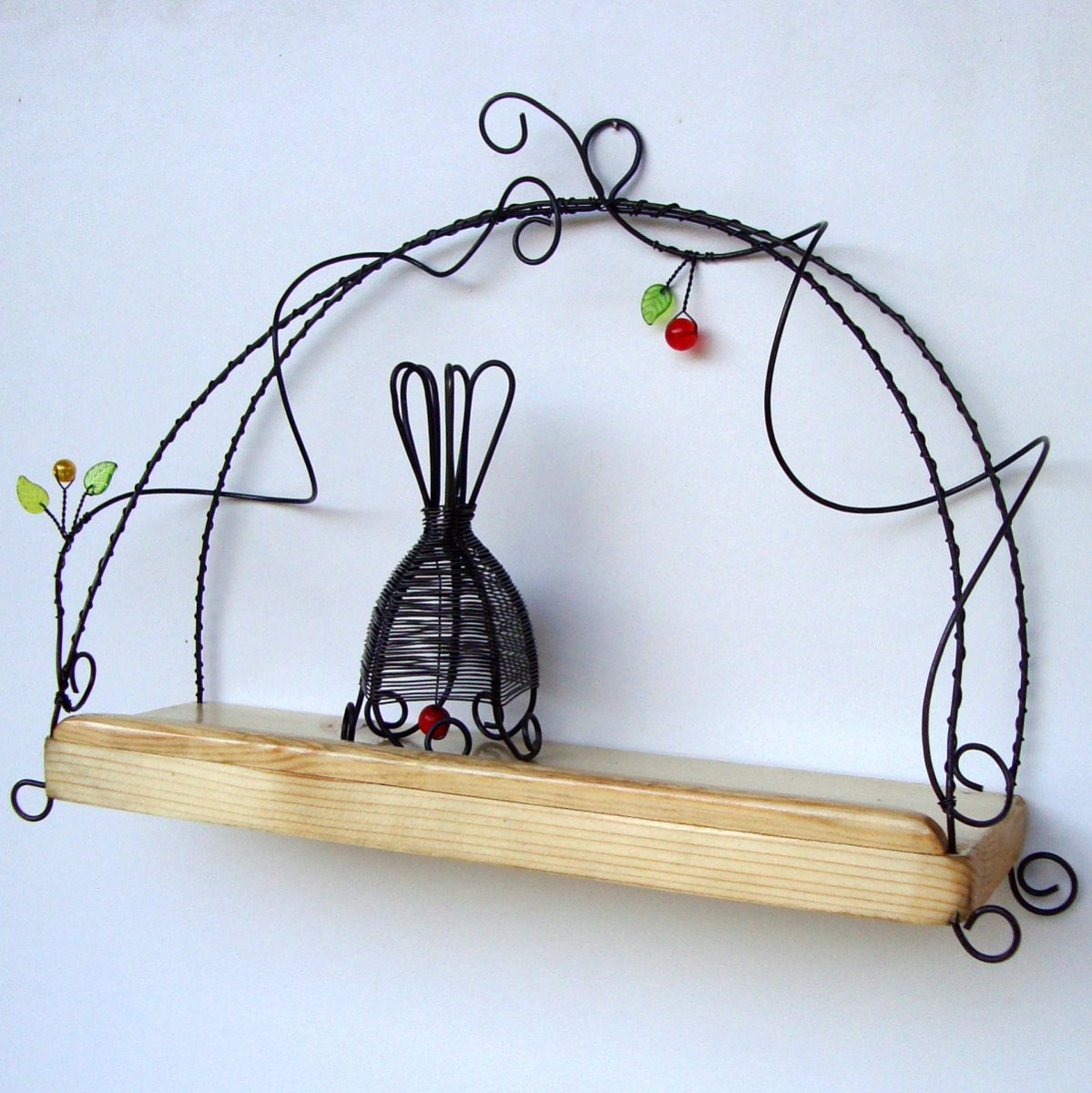 Dekorační polička světlá