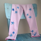 Růžové kalhoty - legínky pro hvězdičky