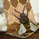 Malovaná kravata včelařská No.1