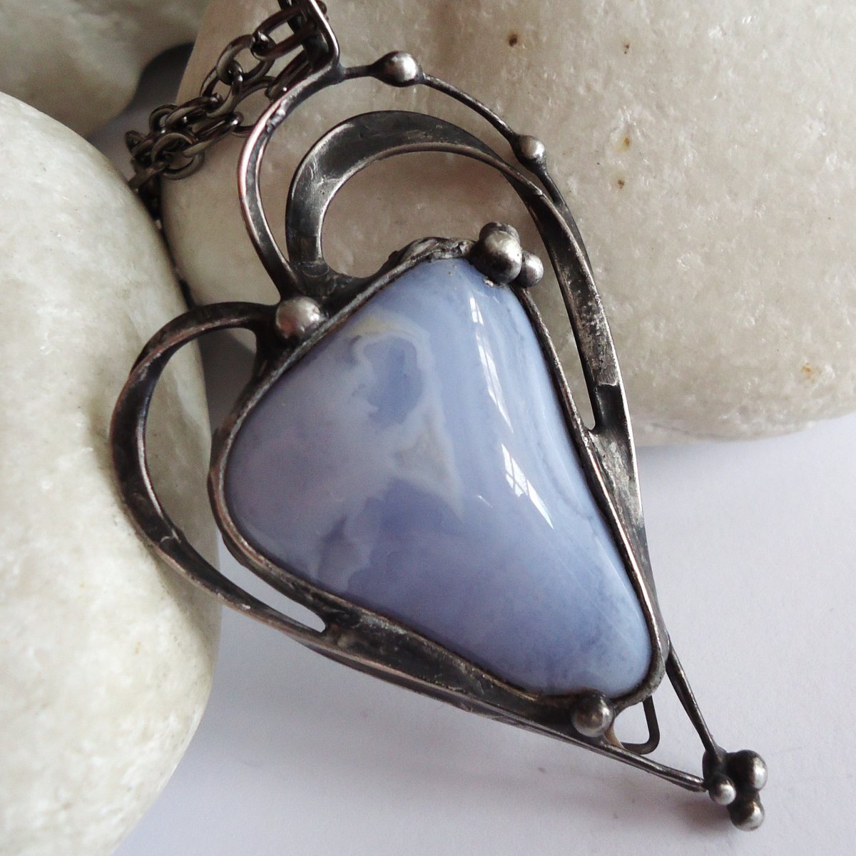 Chalcedonové ... (dlouhý řetízek)