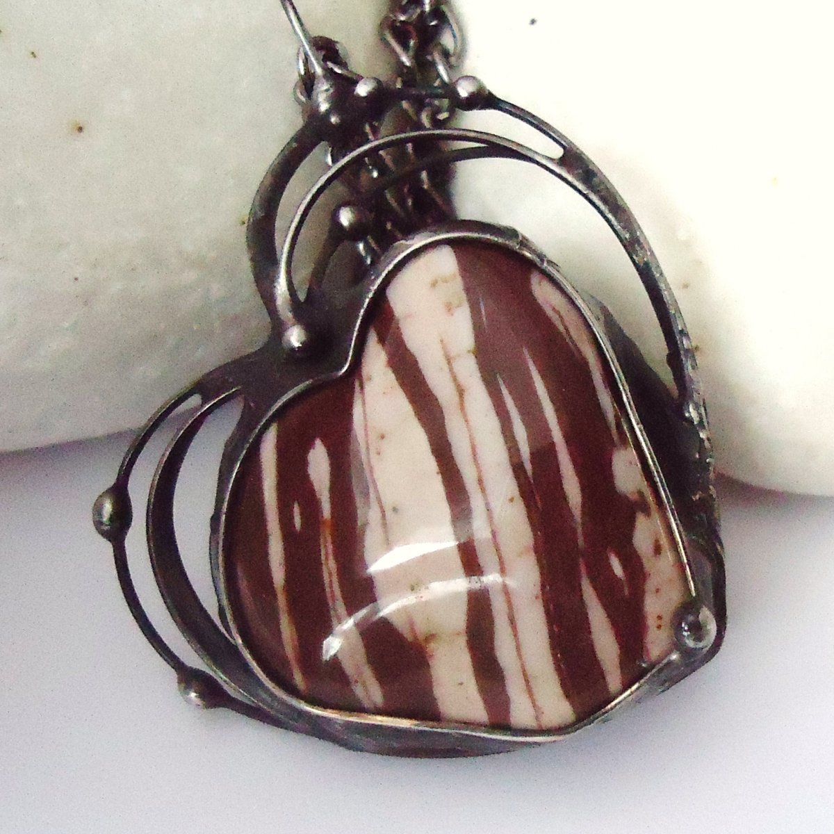 Jaspisové ... (dlouhý řetízek)