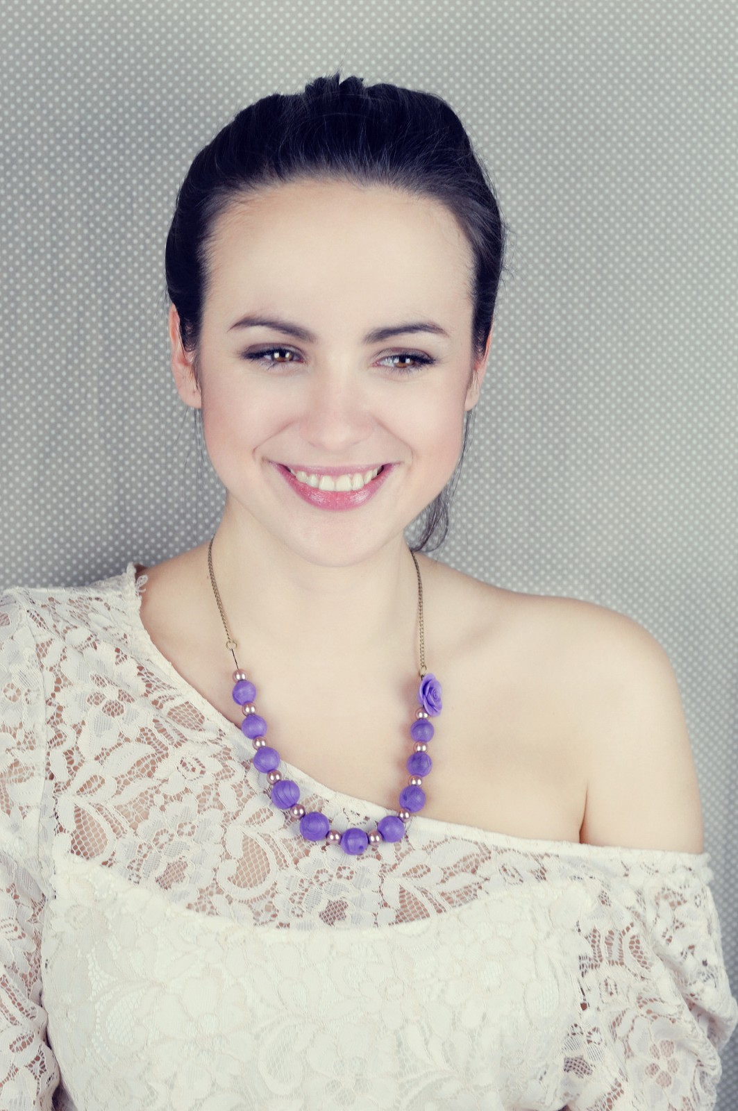 Fialka - náhrdelník