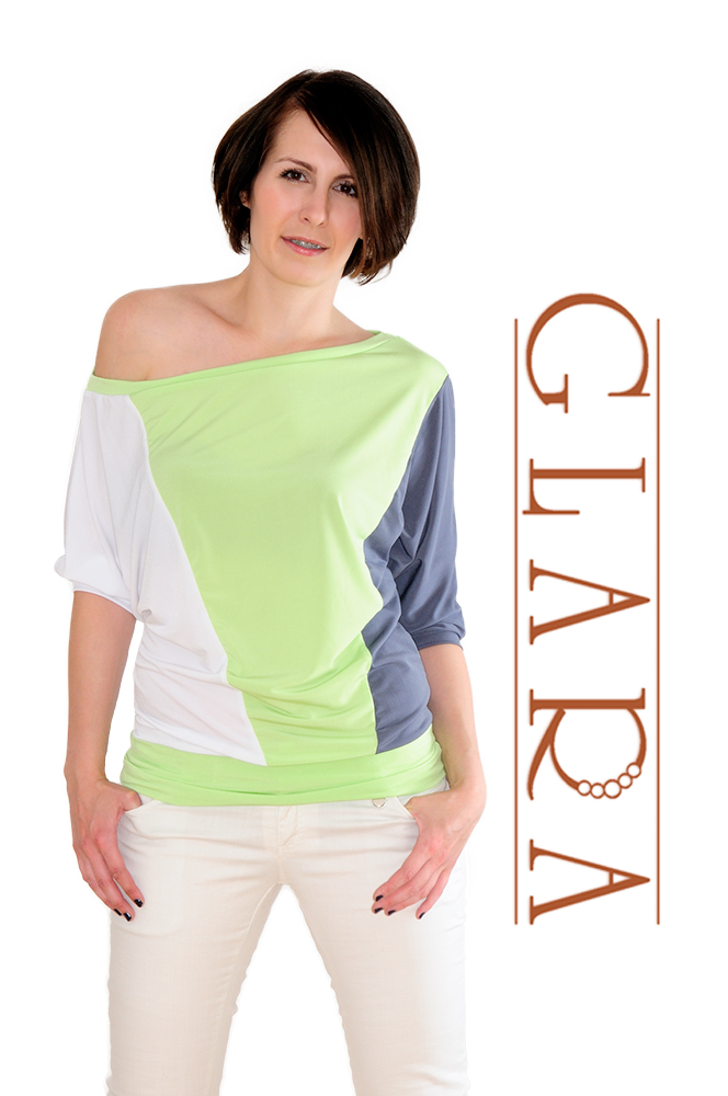 Tri-Color Top / W-G-G