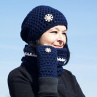 Snowflake (set čiapkošálový)