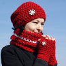 Snowflake (set čiapkošálový)