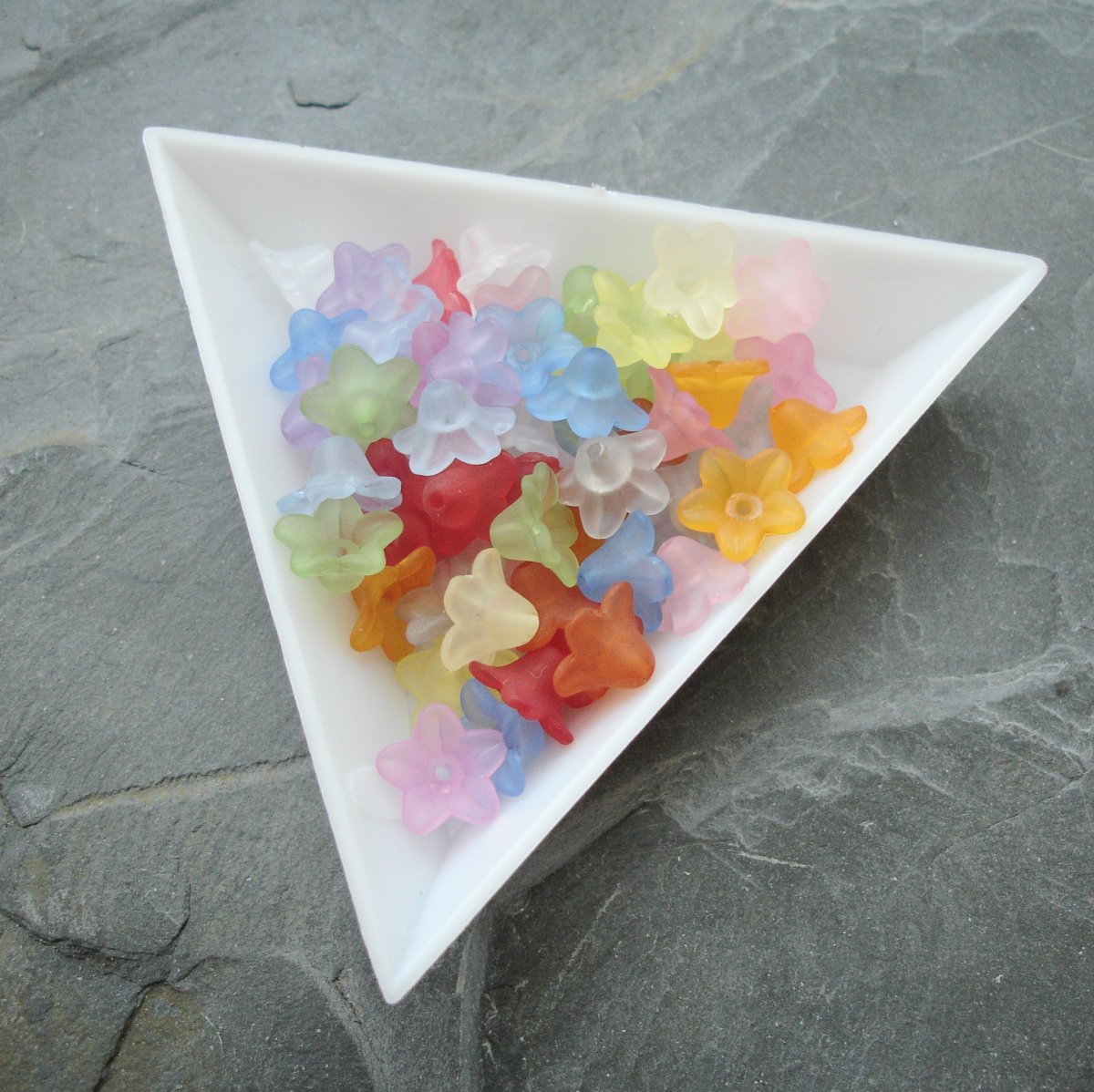 Mix plastových mini zvonečků 10x5 mm - 40 ks