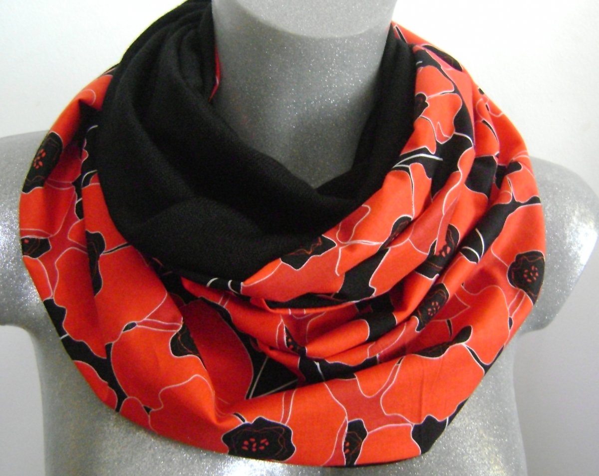 oboustranná nekonečná šála