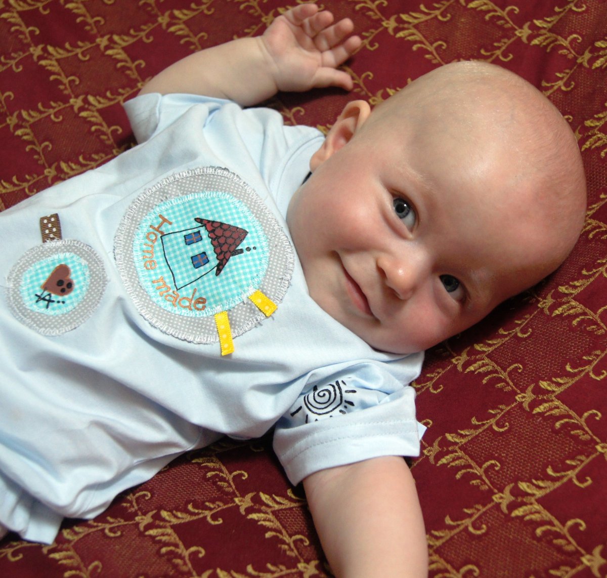 Kojenecké tríčo "Vyrobeno doma" 12-18 měsíců :)