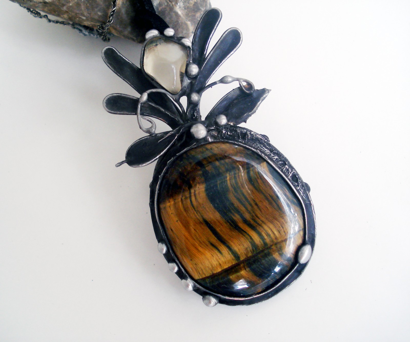 Tygří oko a citrín