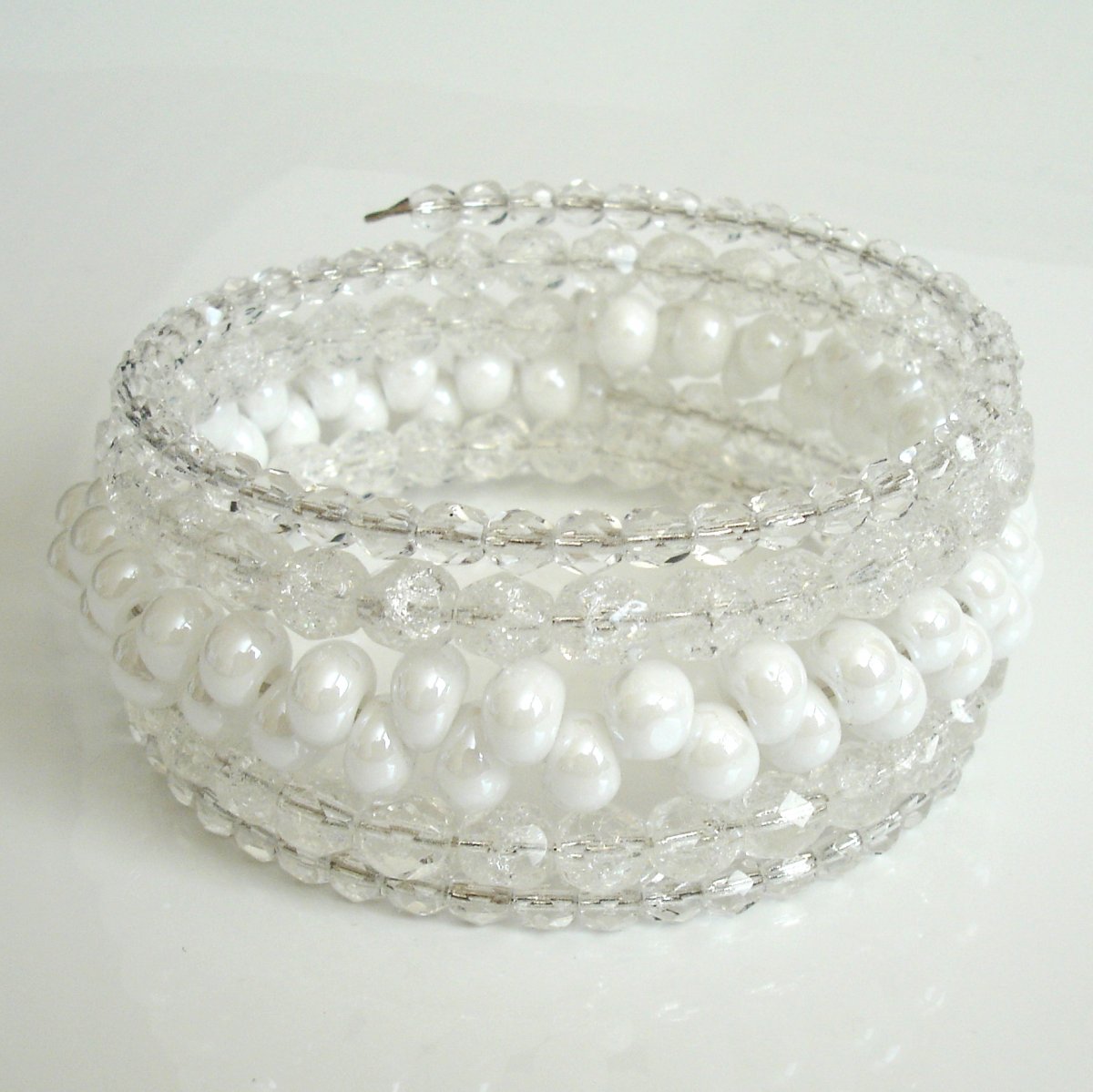 Náramek paměťový - čiro-bílý