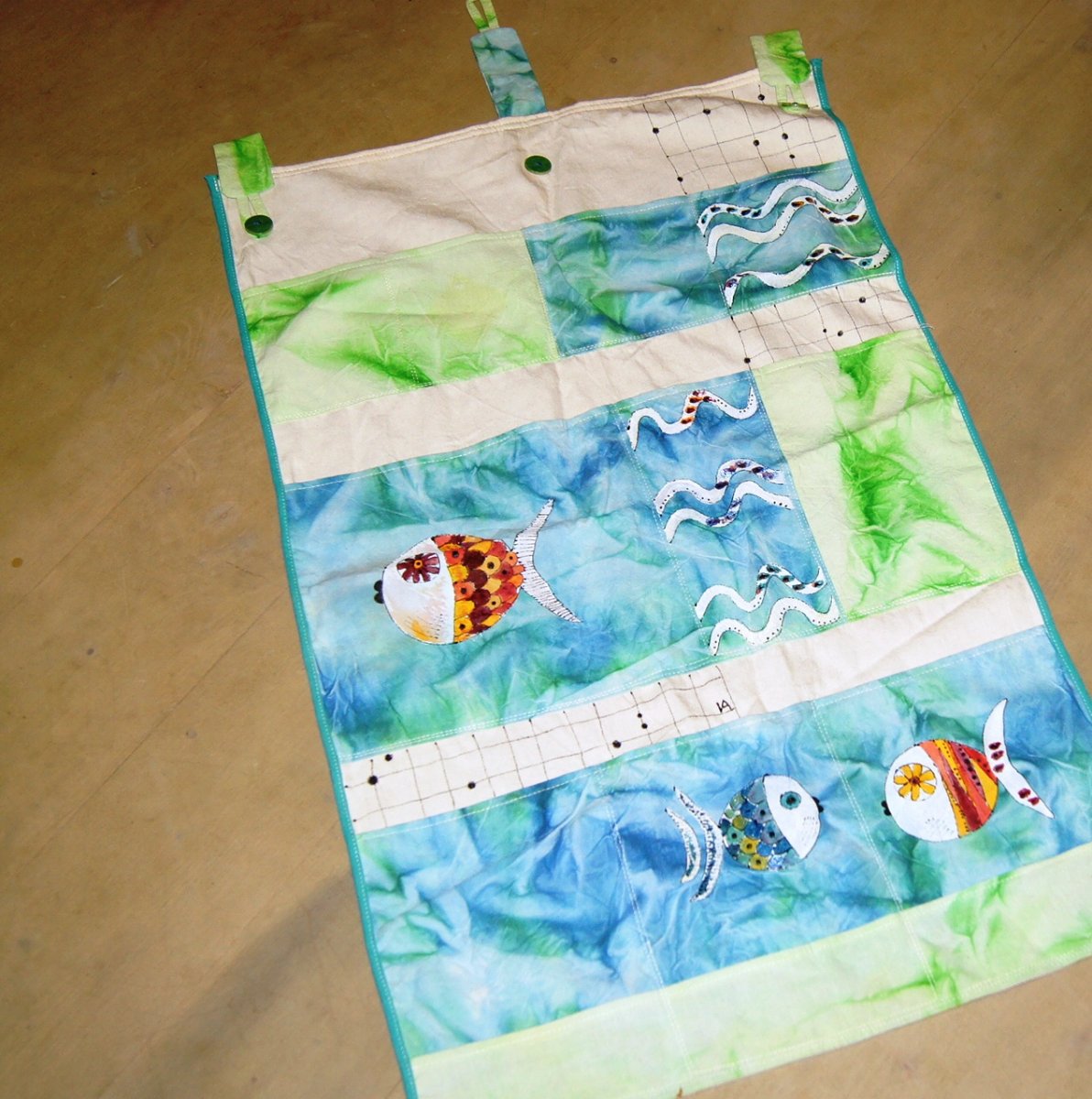 Malovaný kapsář na cokoliv...:-)