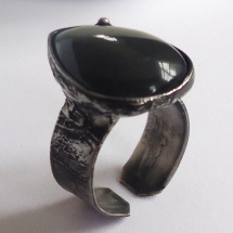 NORA prsten (obsidián)