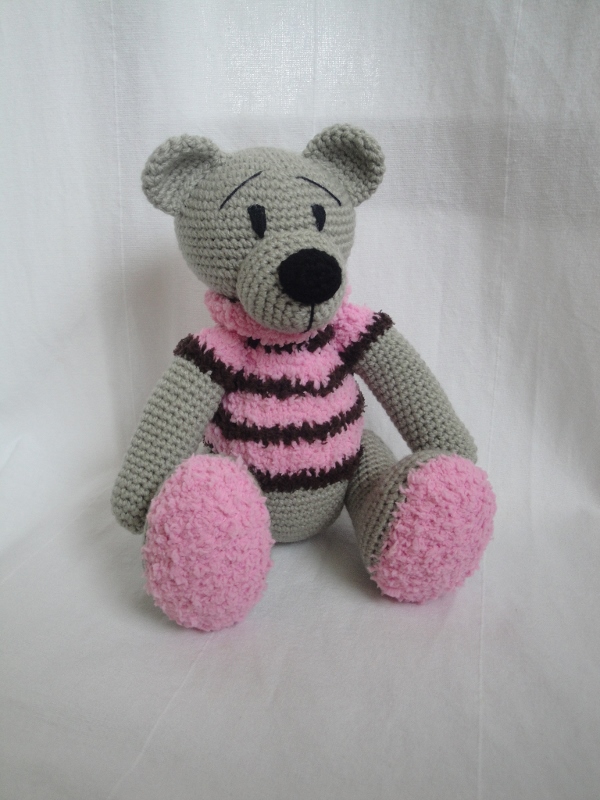 medvídek v chlupatém svetříku NA OBJEDNÁVKU