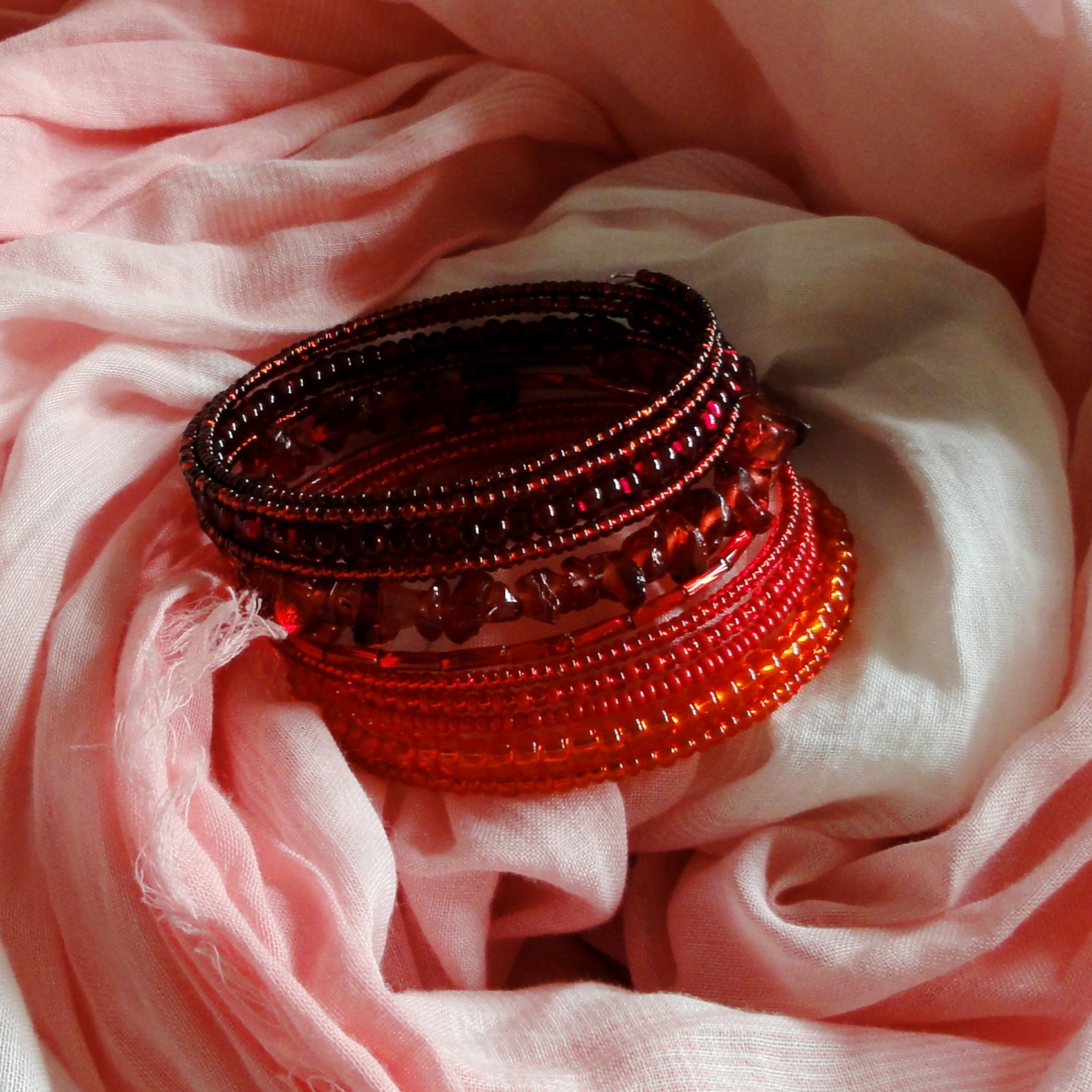 Červená se line záře